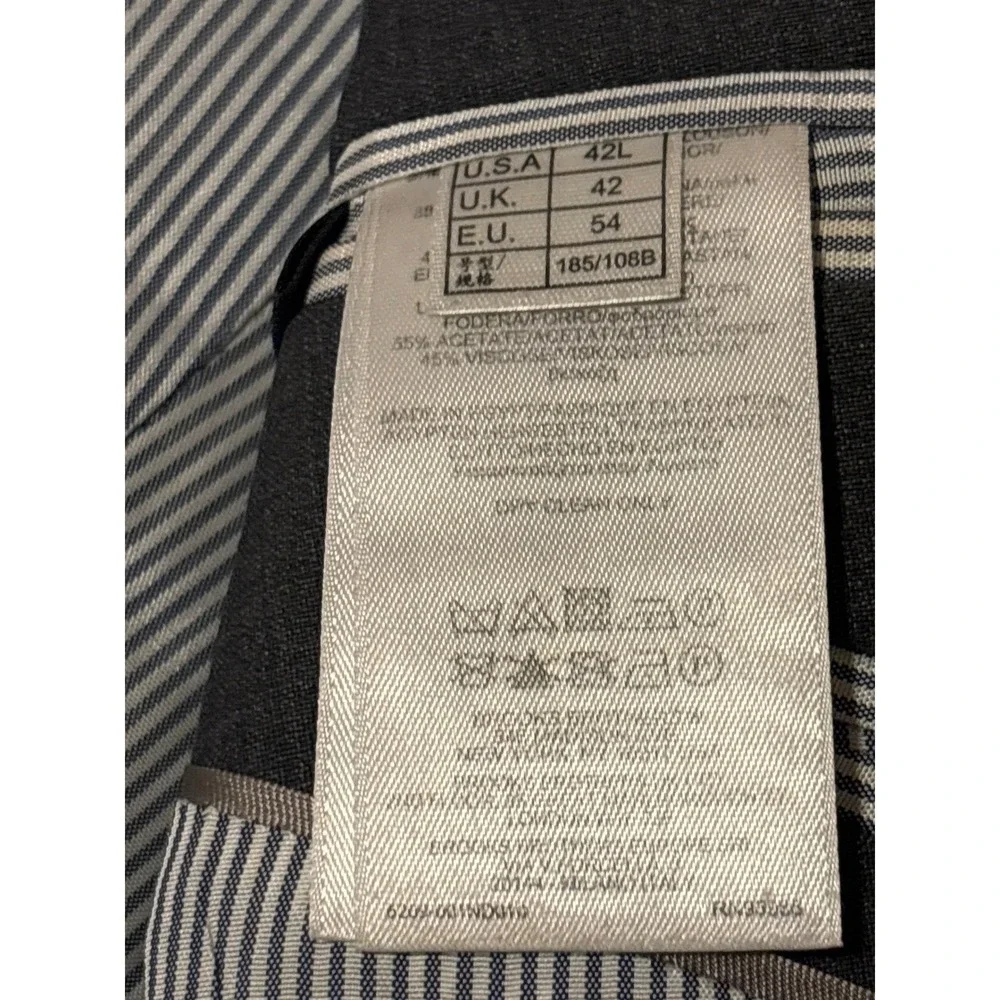 Brooks Brothers Explorer Blazer Mens 42L Gray Regent Fit 2-Button‎ Coat